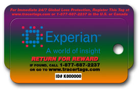 Lost and Found Key Tag with Retrieval Service