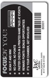 loyalty card in PVC