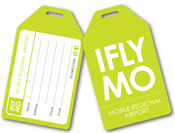 Luggage tags with writable back