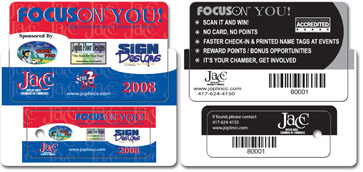 Combination Card and Key Tag